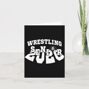 Wrestling senior night 2026 graduation card