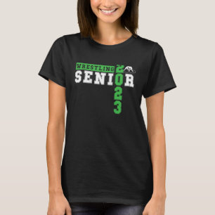Wrestling Senior Night Graduation Idea Senior 2023 T-Shirt