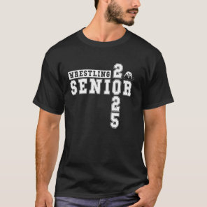 Wrestling Senior Night Wrestling Senior 2025 Gradu T-Shirt
