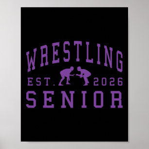 Wrestling Senior Night Wrestling Senior 2026 Gradu Poster