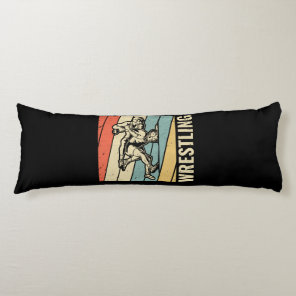 Wrestling Sport Wrestler Lover Funny Gift Body Pillow
