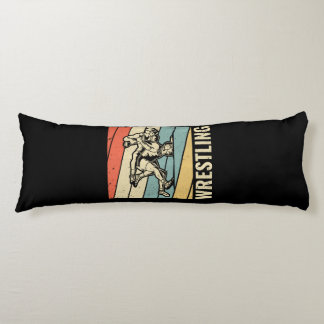 Wrestling Sport Wrestler Lover Funny Gift Body Pillow