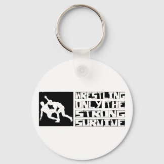 Wrestling Survive Keychain