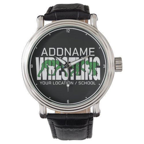 Wrestling Team ADD TEXT School Varsity Wrestler Watch