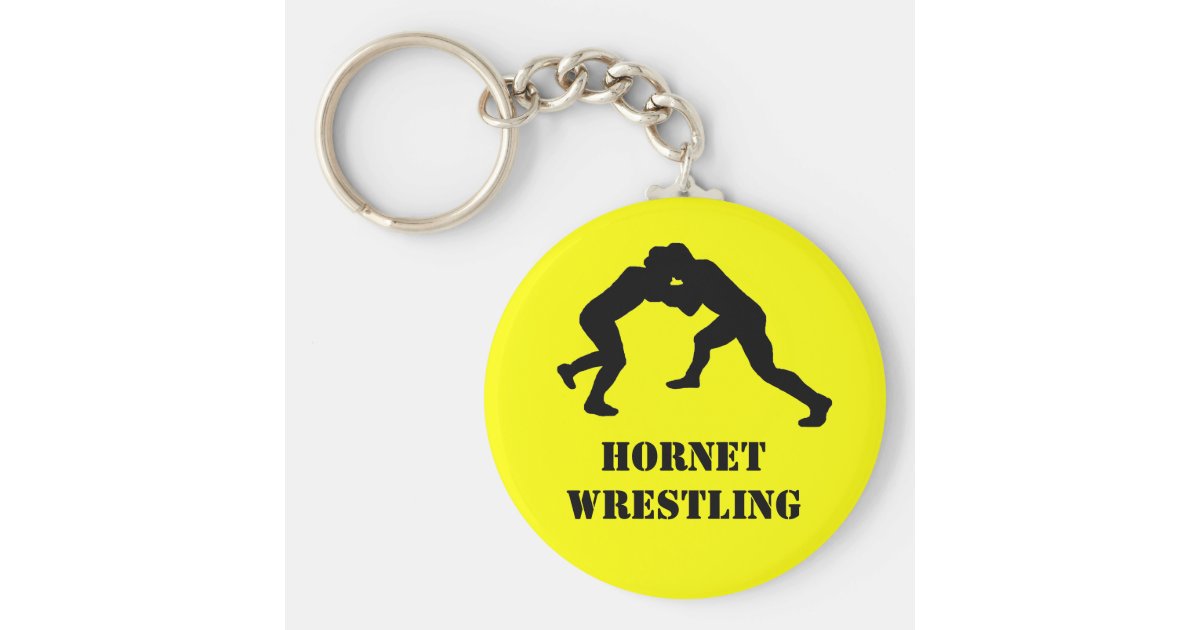 Wrestling team keychain Zazzle