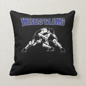 Wrestling Throw Pillow