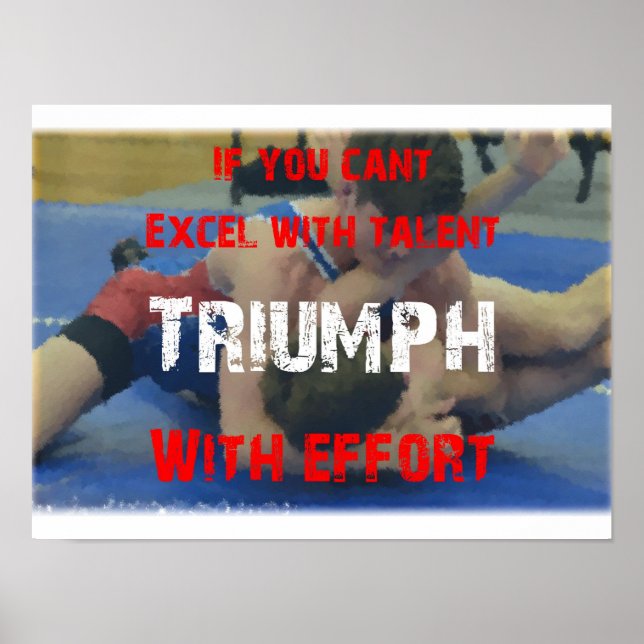 wrestling Triumph Poster (Front)