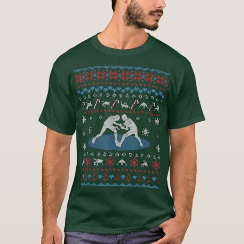 Wrestling Ugly Christmas Sweater Funny Gifts For W