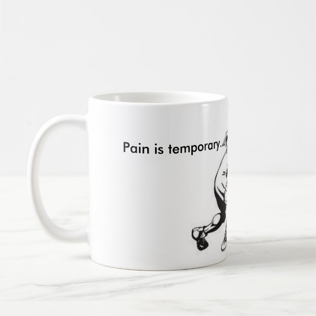 Wrestling White 11 oz Classic White Mug (Left)