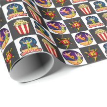 Wrestling Wrapping Paper