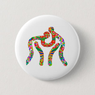 Wrestling Wrestler Champion Button