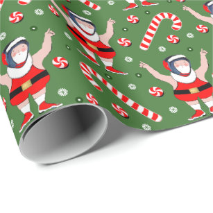 Wrestling Wrapping Paper