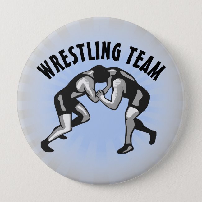 Wrestling Wrestler Design Button