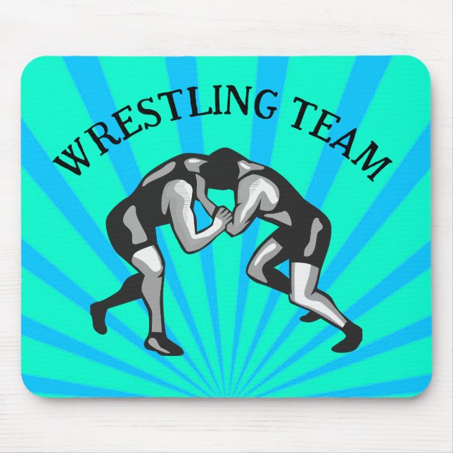 Wrestling Wrestler Design Mouse Pad (Front)