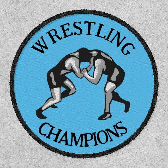 Wrestling Wrestler Design Patch (Front)