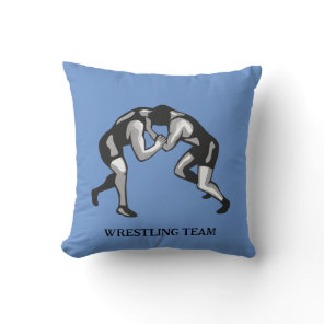 Wrestling Wrestler Design Throw Pillow