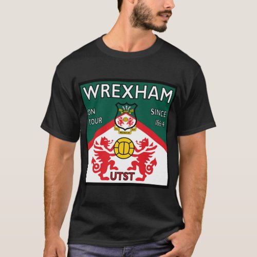 Wrexham AFC Square Design   T_Shirt