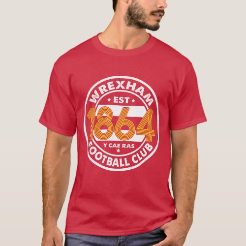 Wrexham FC 1864 inspired t shirt