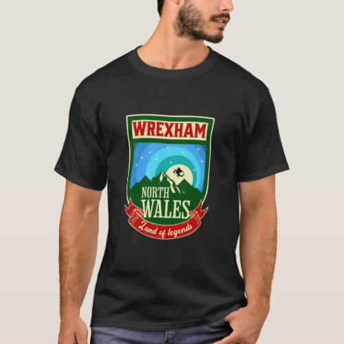 Wrexham  Men Women Students Welsh Dragon Wales Wre T_Shirt