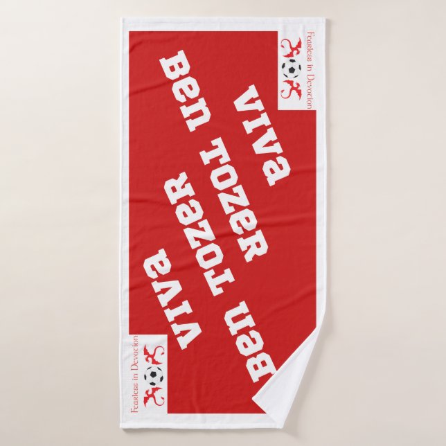 Wrexham Viva Ben Tozer Fearless in Devotion  Bath Towel (Bath Towel)