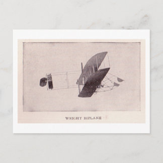 Wright Biplane Postcard
