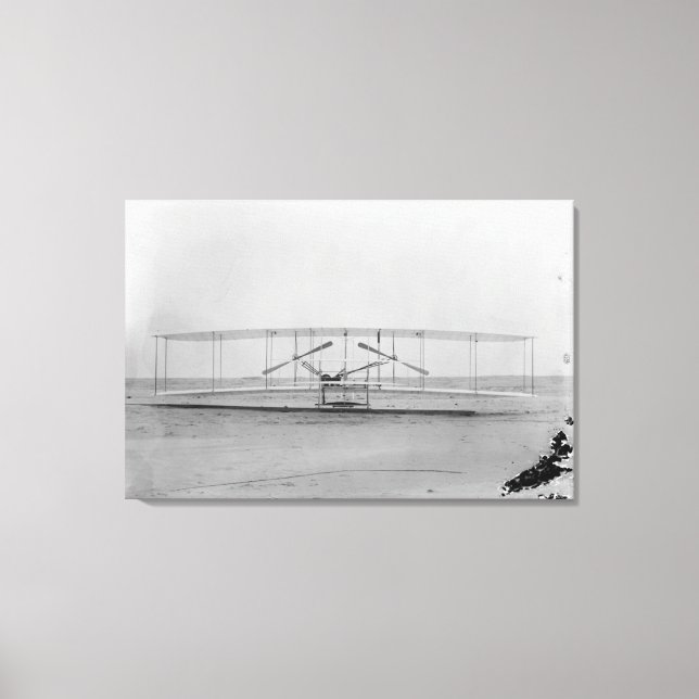 Wright Brothers 1903 Machine (front view) Canvas Print (Front)