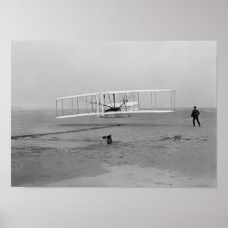 Wright Brothers First Flight Poster
