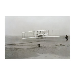 Wright Brothers Flyer First Plane Flight Aviation Acrylic Print