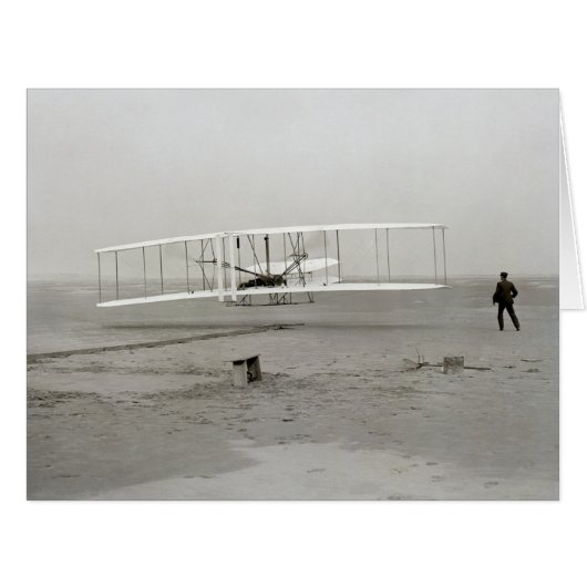 Wright Brothers Flyer First Plane Flight Aviation Cards (Front Horizontal)