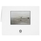 Wright Brothers Flyer First Plane Flight Aviation Cards (Back Horizontal)