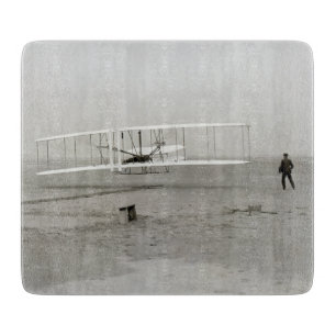 Wright Brothers Flyer First Plane Flight Aviation Cutting Board