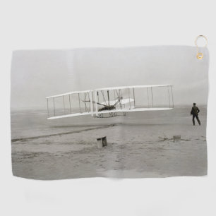 Wright Brothers Flyer First Plane Flight Aviation Golf Towel