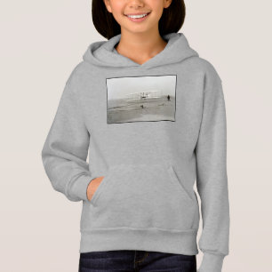Wright Brothers Flyer First Plane Flight Aviation Hoodie