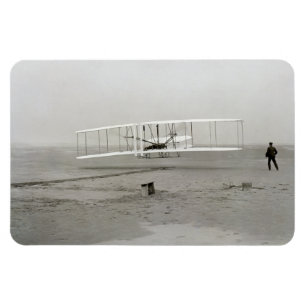 Wright Brothers Flyer First Plane Flight Aviation Magnet