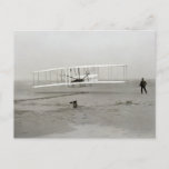 Wright Brothers Flyer First Plane Flight Aviation Postcard