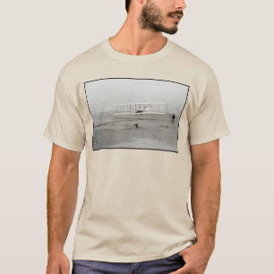 Wright Brothers Flyer First Plane Flight Aviation T-Shirt