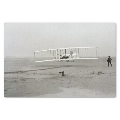 Wright Brothers Flyer First Plane Flight Aviation Tissue Paper