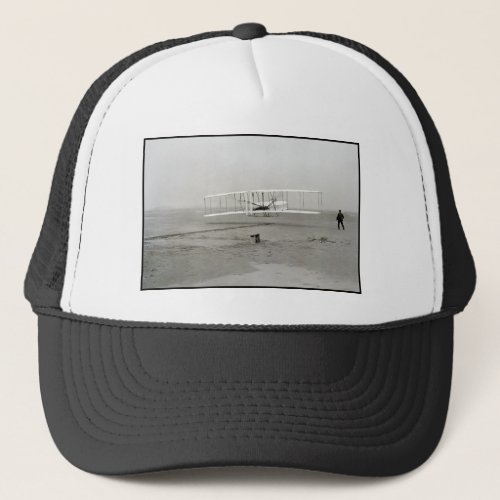 Wright Brothers Flyer First Plane Flight Aviation Trucker Hat