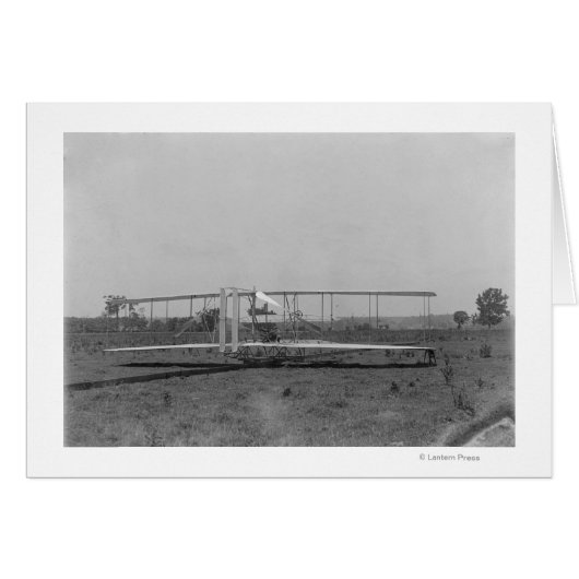 Wright Brothers Plane Close-up View Cards (Front Horizontal)
