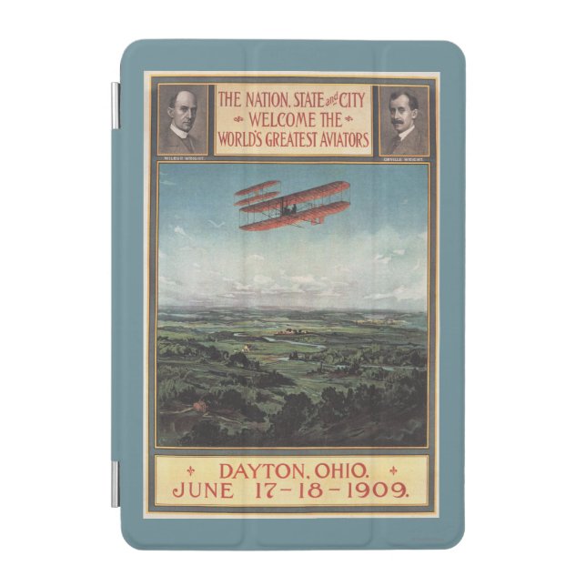 Wright Brothers Plane iPad Mini Cover (Front)