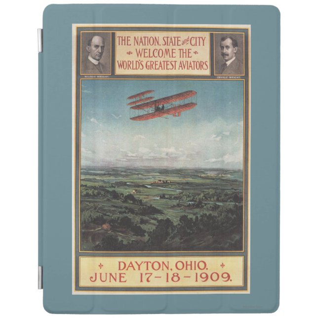 Wright Brothers Plane iPad Smart Cover (Front)