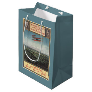 Wright Brothers Plane Medium Gift Bag
