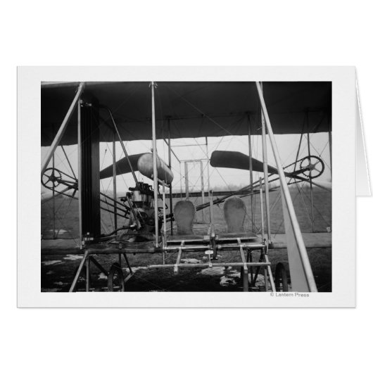 Wright Brothers Plane with Pilot and Cards (Front Horizontal)