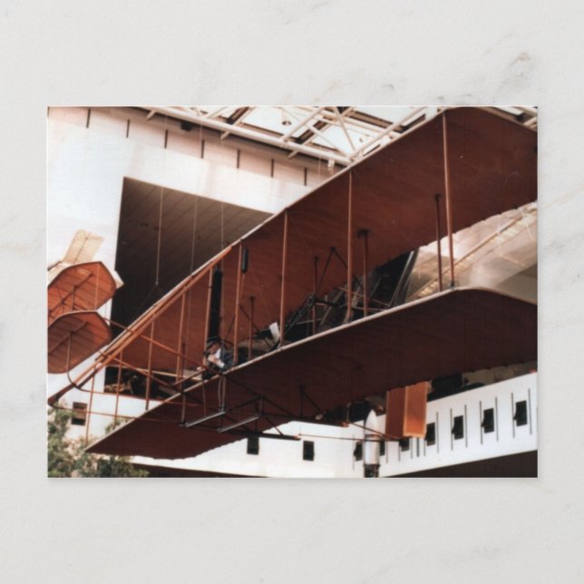 Wright Flyer Smithsonian / May 1982 Postcard (Front)