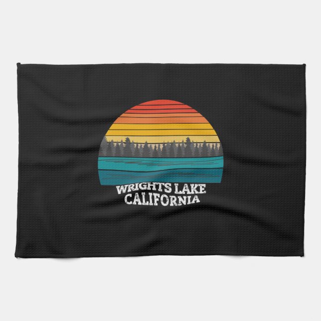 Wrights lake California Kitchen Towel (Horizontal)