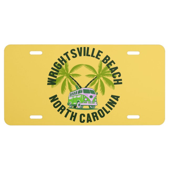 Wrightsville Beach,North Carolina License Plate (Front)