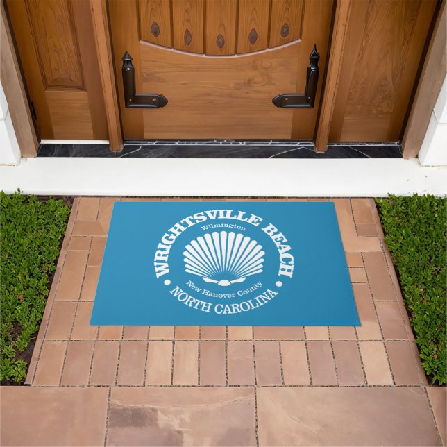 Wrightsville Beach (seashell) Doormat (Outdoor)