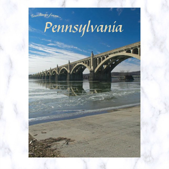  Wrightsville Bridge Pennsylvania Postcard (Creator Uploaded)
