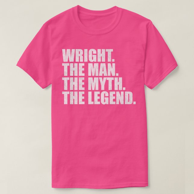 WrightWright Name Wright given name T-Shirt (Design Front)