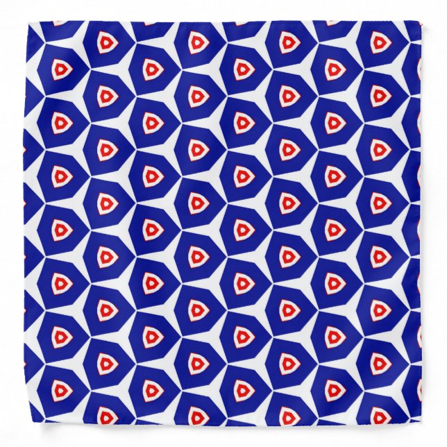Wrigley Baseball Colors Bandana (Front)